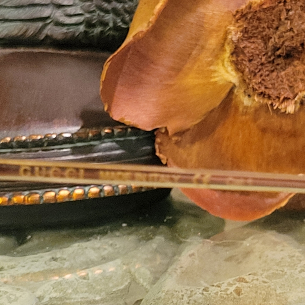 Gucci Oversized Square Havanah Pink Butterfly Sunnglases GG0453 Luxury #53 - Picture 17 of 17